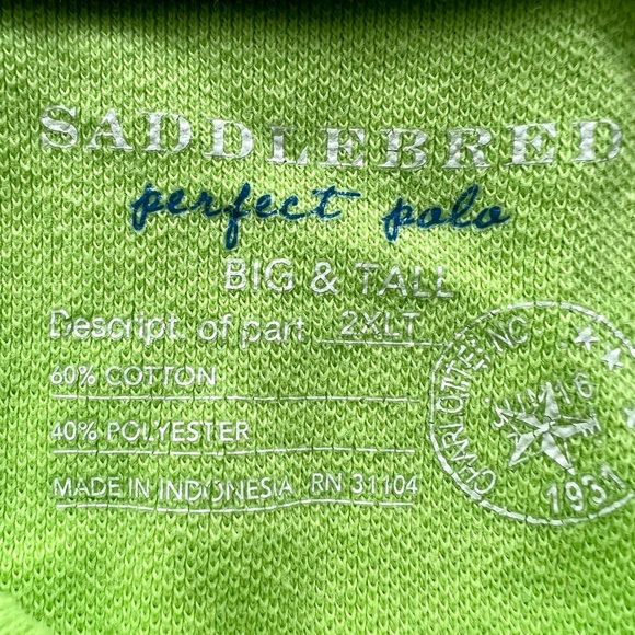 Men’s Polo Shirt - Light Green - Picture 5 of 7